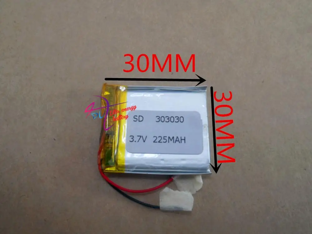 

best battery brand MP3 MP4 free shipping 303030   302830   225MAH MP5 Sound card recorder batteries