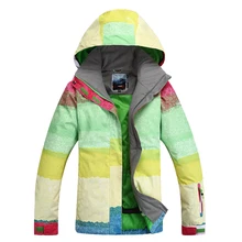 Free shipping Women’s Ski Suit Waterproof Sportwear Female Women Winter Skiing wear Hoodie Jacket Strap snow jacket