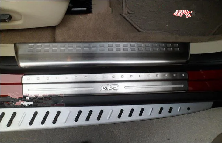 Бесплатная доставка Накладка для порога двери защита VOLVO XC60 XC 60 2009 2010 2011 2012 2013 2014 4