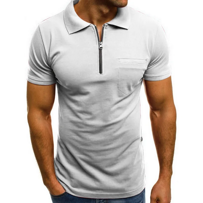 Wenyujh брендовая одежда, мужская рубашка поло с коротким рукавом, деловая Повседневная Однотонная рубашка поло, модные рубашки для фитнеса, высокое качество