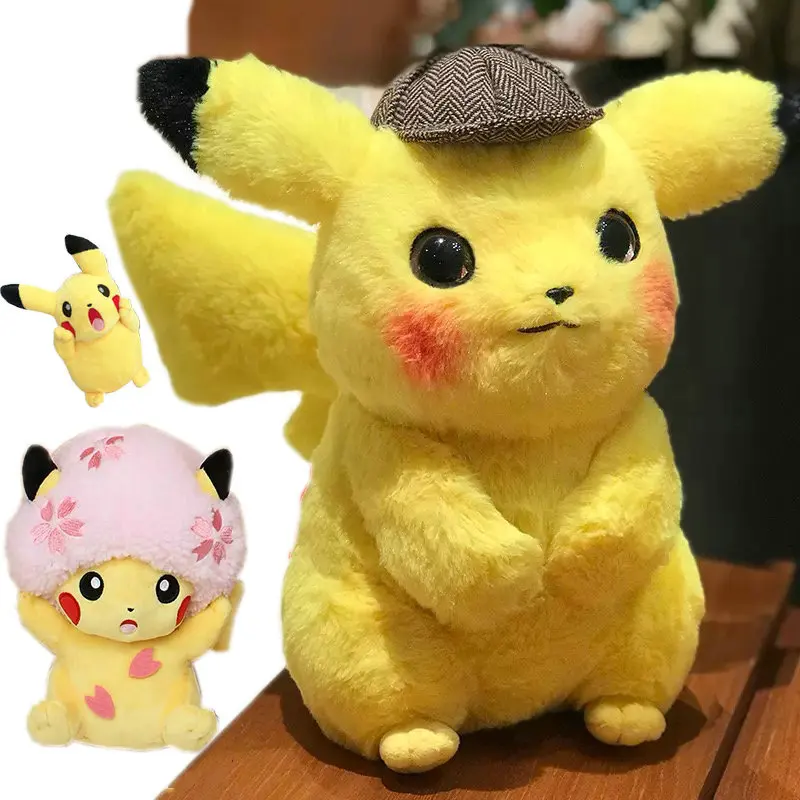 pikachu detective stuffed animal