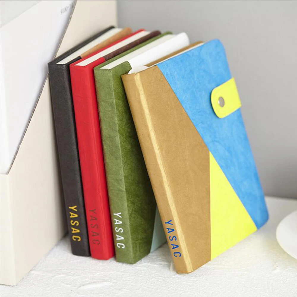 

Creative Contrast Color Paper Hardcover 2018 Monthly Day Plan Notebook Organizer Fashion Calendar Planner Bullet Journal Agenda
