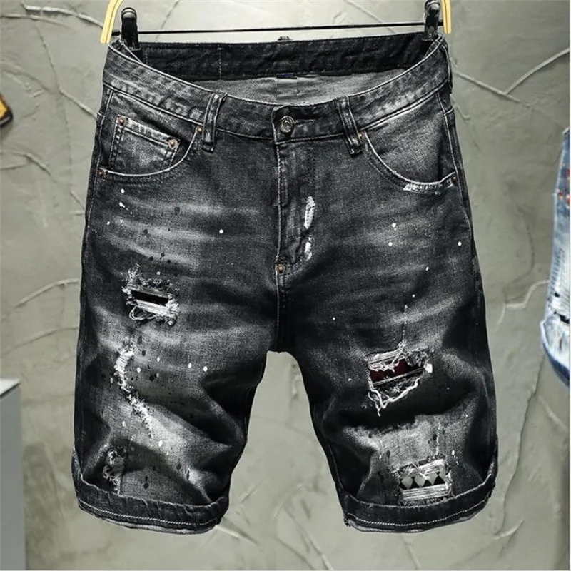 Pria Celana Pendek Denim Jeans pakaian 