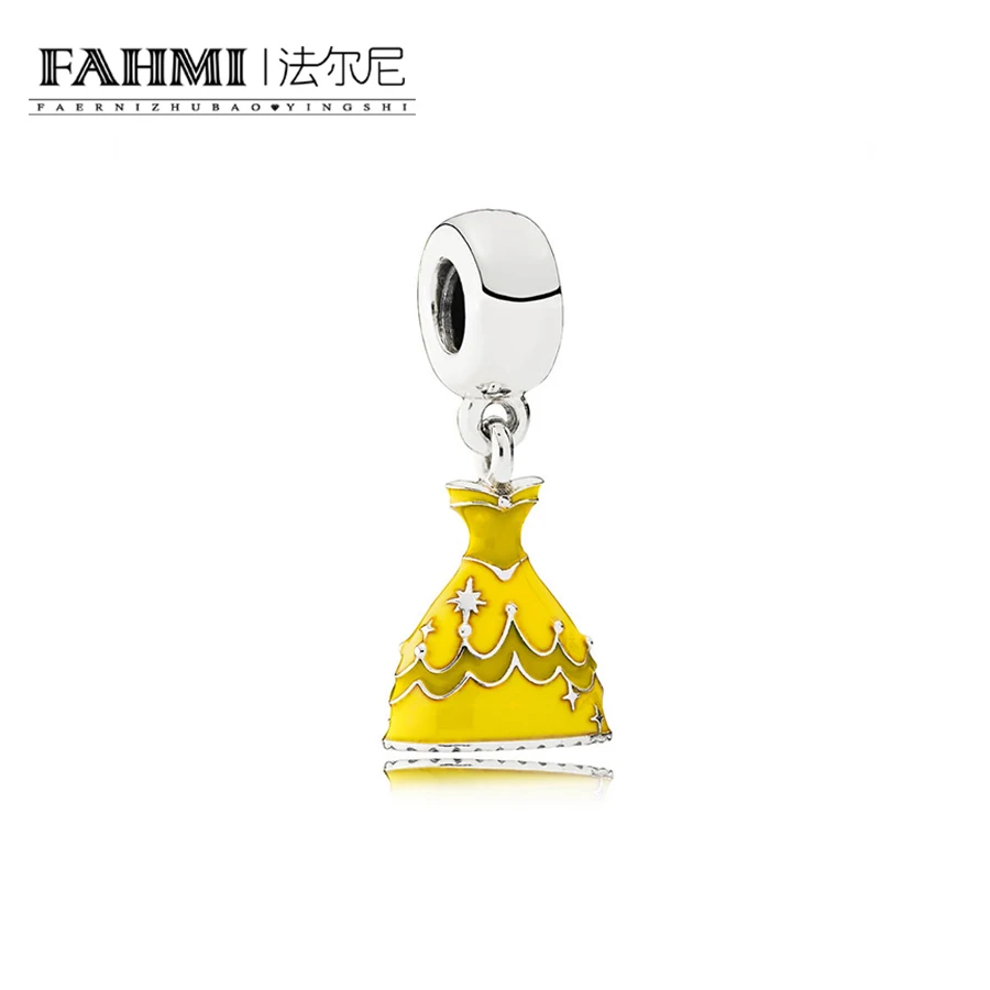 

FAHMI 100% 925 Sterling Silver 1:1 791576ENMX DRESS HANGING CHARM Original Women Wedding Fashion Jewelry