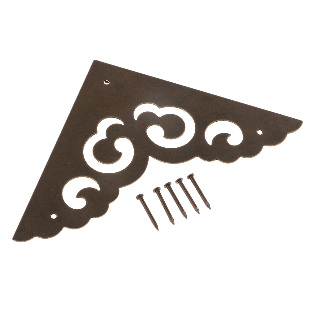 Retro Style Decorative Corner Plate Safe Corners Protectors Edge Cover