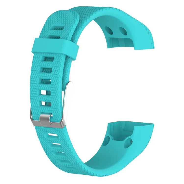 Высокое качество ремешок для часы Garmin vivosmart HR Plus HR+ ремень спортивные силиконовые часы-браслет Фитнес браслет с инструментами+ винт - Цвет: teal