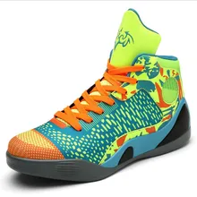 Для Мужчин's Для женщин Баскетбольные кеды кроссовки из дышащей искусственной кожи Открытый Спортивные сапоги Спортивная обувь для мужчин Баскетбольные Кеды размер 36-46