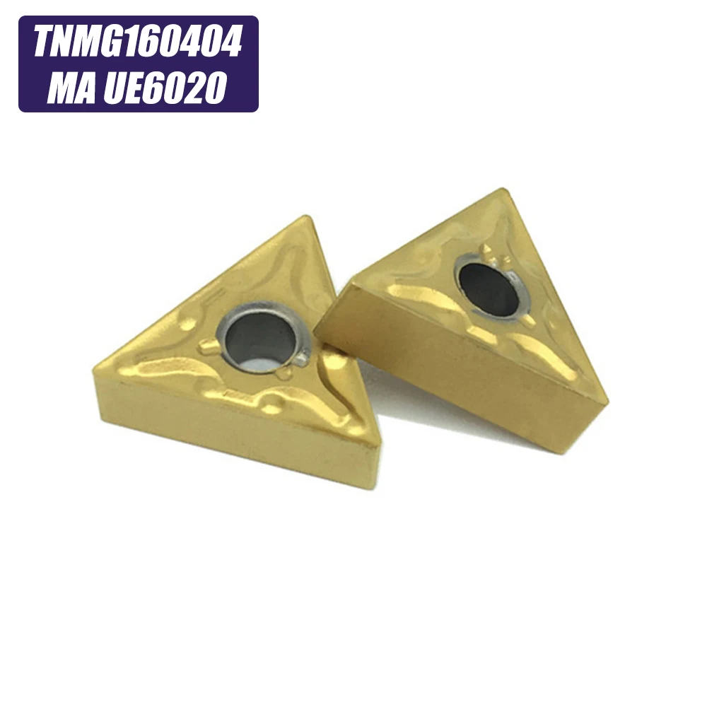 

20PCS TNMG160404 UE6020 External Turning Tools Carbide inserts Cutting Tool CNC Tools Lathe cutter tools
