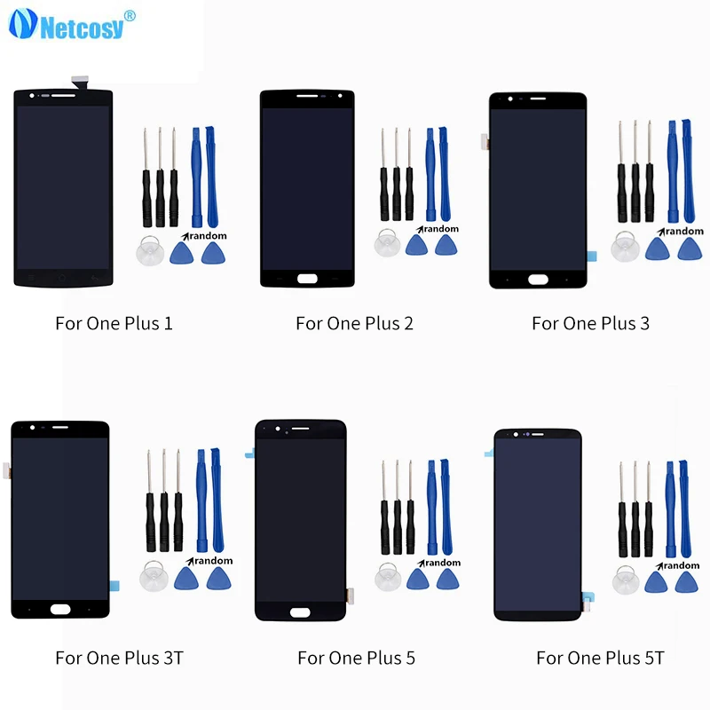 

LCD Display+Touch Screen Assembly For Oneplus 1+A0001 A2001 A3000 A3010 A5000 A5010 Mobile Phone LCDs For One plus 3T 5T 6 6T