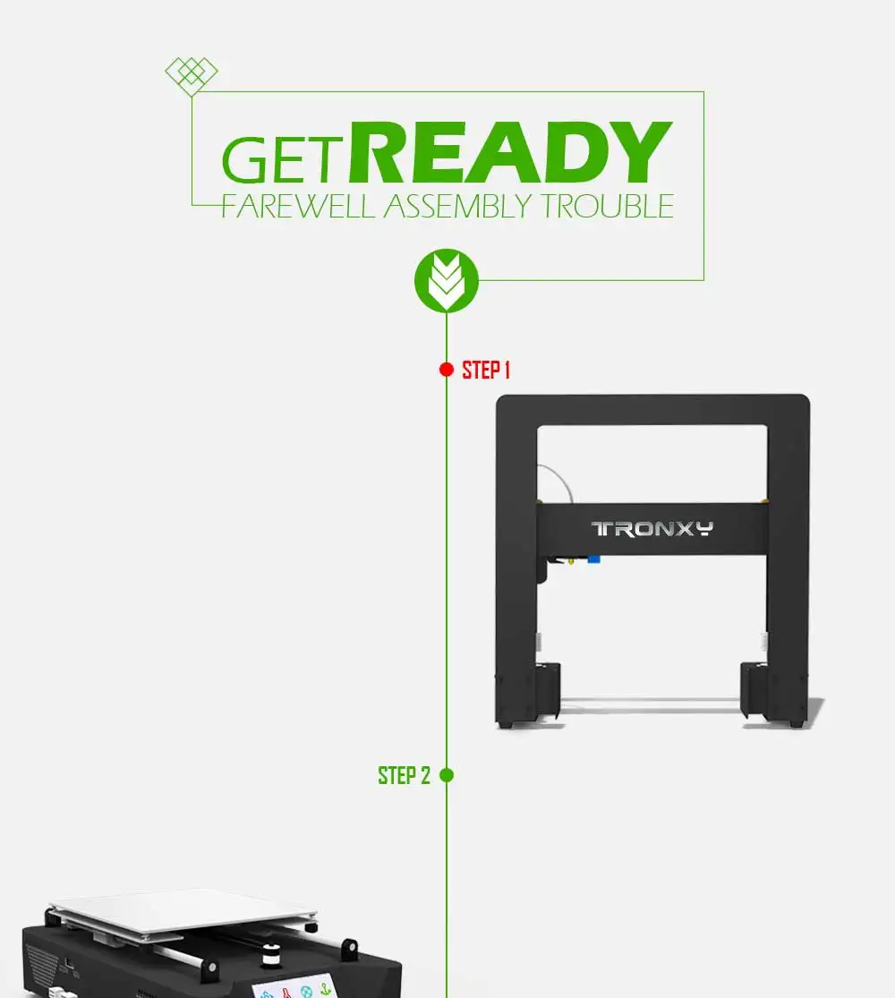 Tronxy X6A Anycubic 3d принтер полная металлическая рамка с ultracase платот промышленного класса Высокая точность доступная лучше I3 мега