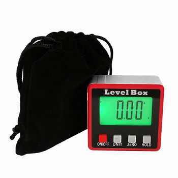 

Digital electronic Protractor angle finder Portable level box digital inclinometer with magnets angle measuring carpenter tool