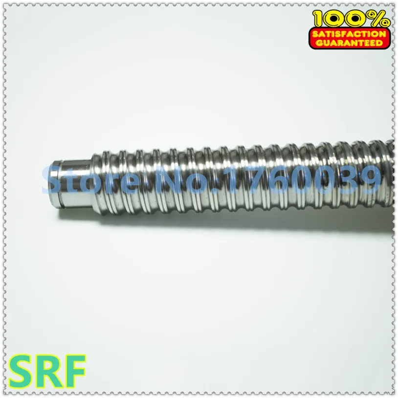 25 мм Ballscrew RM2510 комплект: 1 шт. SFU2510 проката Ballscrew L = 500 мм C7+ 1 шт. SFU2510 ballnut с BK/BF20 конец обработки для ЧПУ