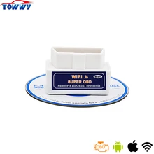 High-Quality MINI ELM327 WiFi V1.5 Super OBD2 Auto Scanner Tool Support All OBDII Protocols Works On Android/IOS/PC