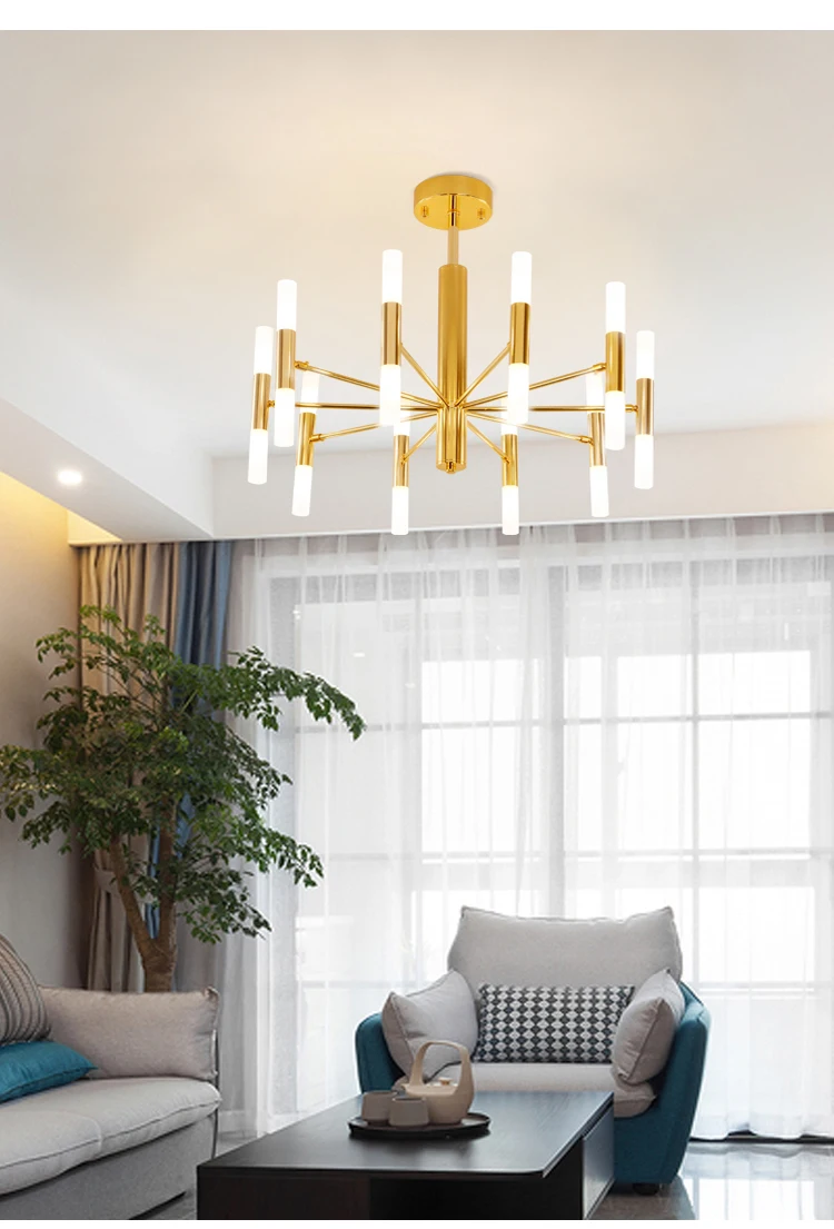 Европейский простой подвесной светильник с трубкой, подвесной светильник, светодиодный подвесной светильник, современный фойе, гостиная, прихожая светодиодный подвесной светильник