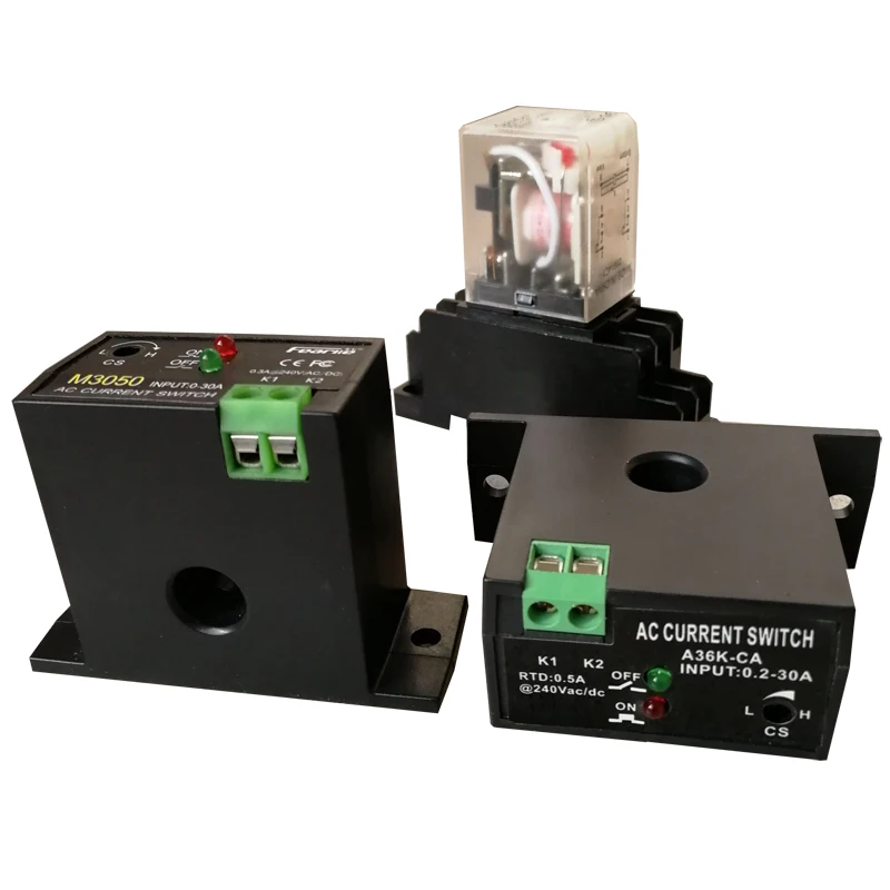 

Switching Current Overload Alarm of Adjustable AC Transformer Current Over-limit Induction Switch Relay Output