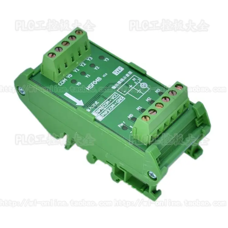 Installation of IO Guideway Driven by PNP High Level Input and Output Solenoid Valve of 4-way PLC Amplifier Module