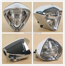 6 Chrome Plated Cobra Headlight Light For Honda Magna Steed Shadow Motorcycle