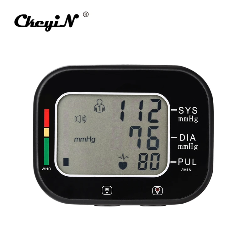 

Home Use Fully Automatic Smart Wrist Blood Pressure Meter Measure Monitor Heart Rate Detection Memory Function Health Monitors