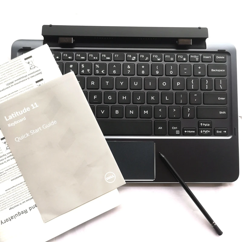 Original nuevo teclado con bolígrafo batería para dell latitud 11 5175 5179 K12M T54KN touch laptop base de acoplamiento Estación inferior - 6