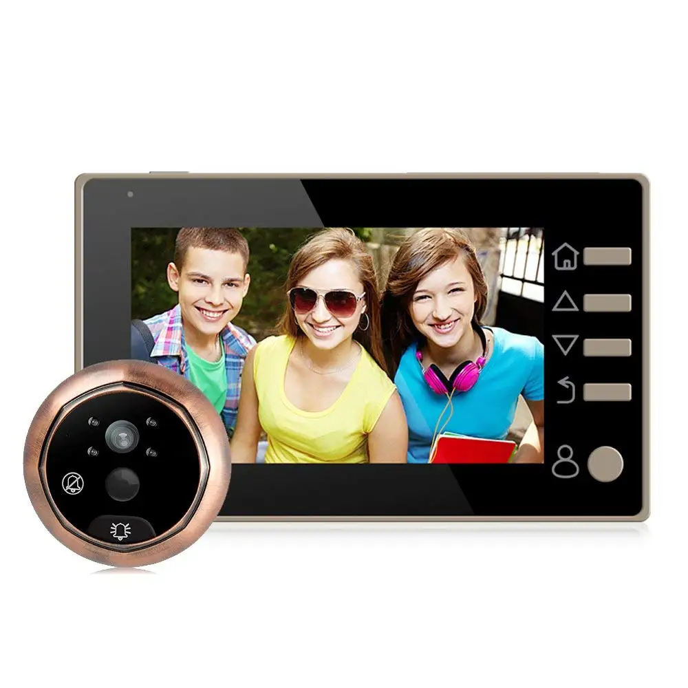 

3.0"LCD HD Screen Peephole Viewer Door Viewer Camera Night Vision PIR Motion Detection Door Viewer Doorbell Security Camera Cam