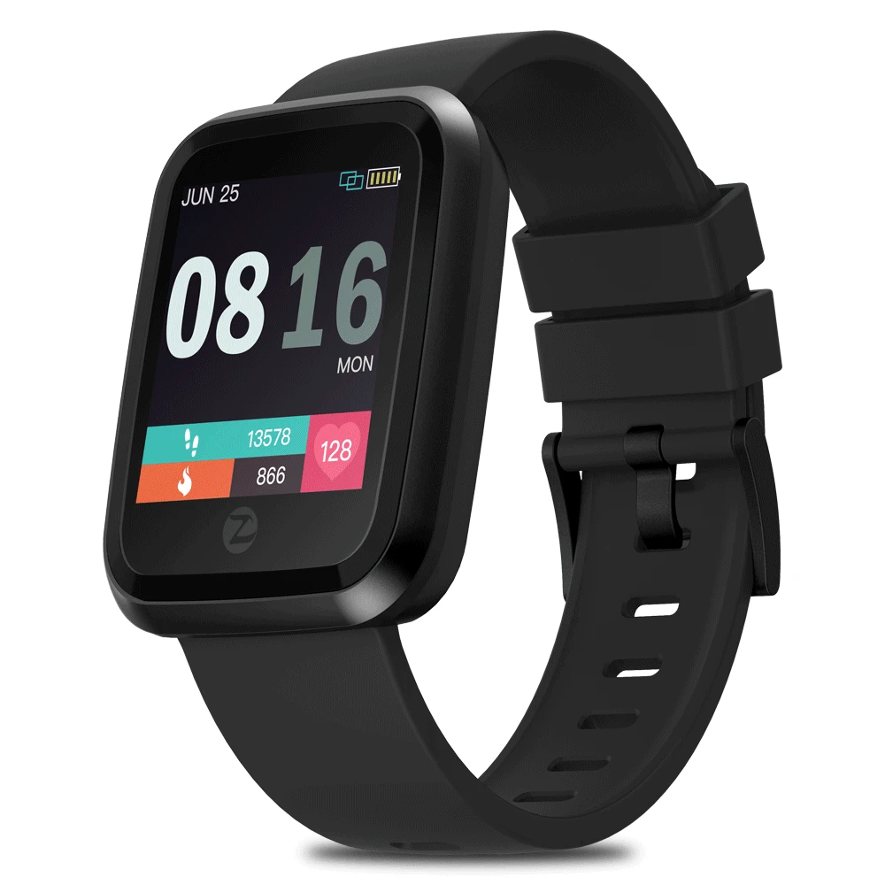 Zeblaze Crystal 2 Smartwatch IP67 Waterproof Wearable Device Heart Rate Monitor Color Display Smart Watch For Android IOS