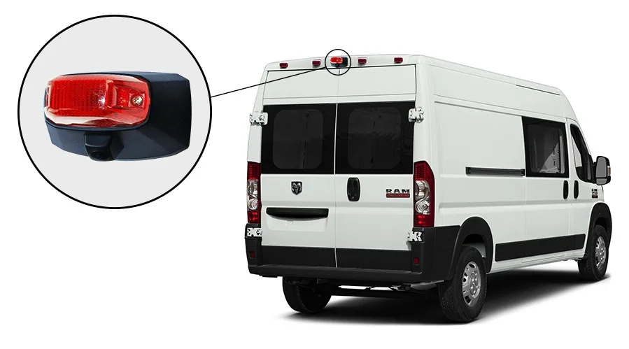 CCD HD Автомобильный стоп-сигнал задний вид камеры для Dodge Promaste 2008- Van тормозная камера обратный резервный