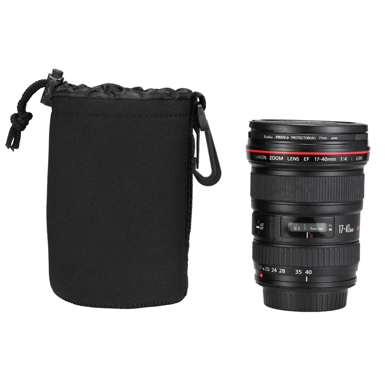 

( M ) Neoprene waterproof Soft Camera Lens Pouch bag Case Size M