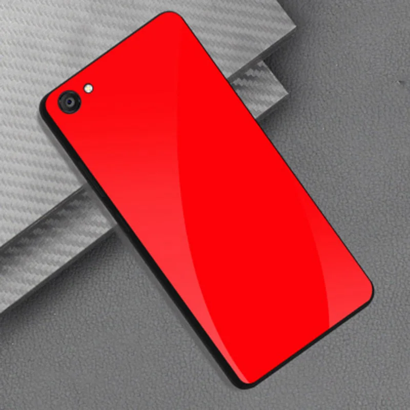 Чехол для vivo Y71 однотонный чехол из закаленного стекла VIVO защитный Y 71 Y71A