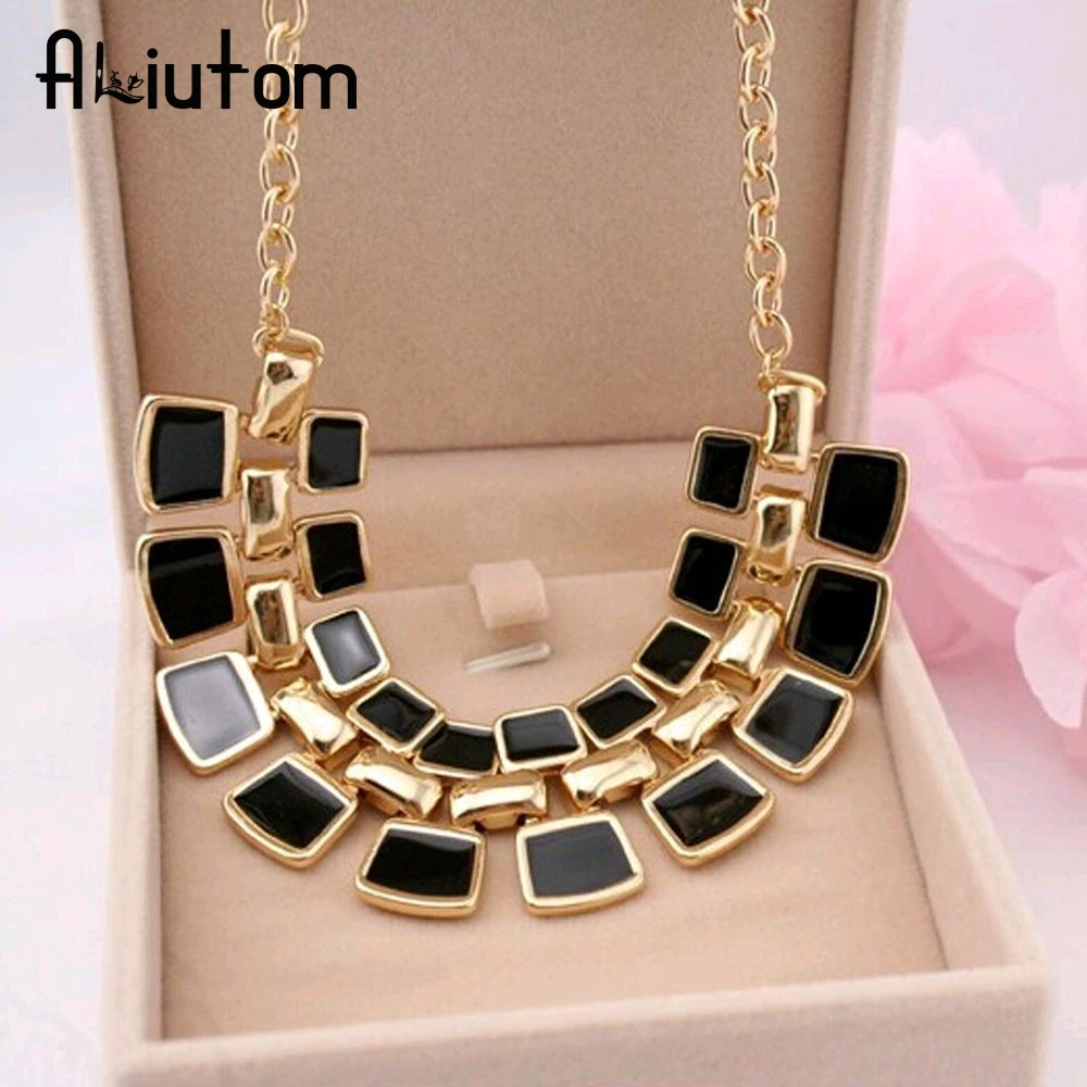 ALIUTOM 2018 Trendy Necklaces Pendants Link Chain Collar