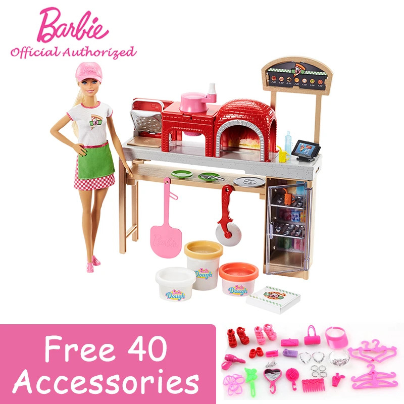 barbie cocina pizza