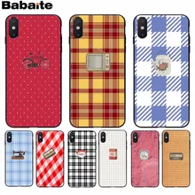 Carcasa de teléfono para iphone 7 7plus X 8 8plus y 5 5S 6s 6s Plus con reloj retro bonito de Babaite