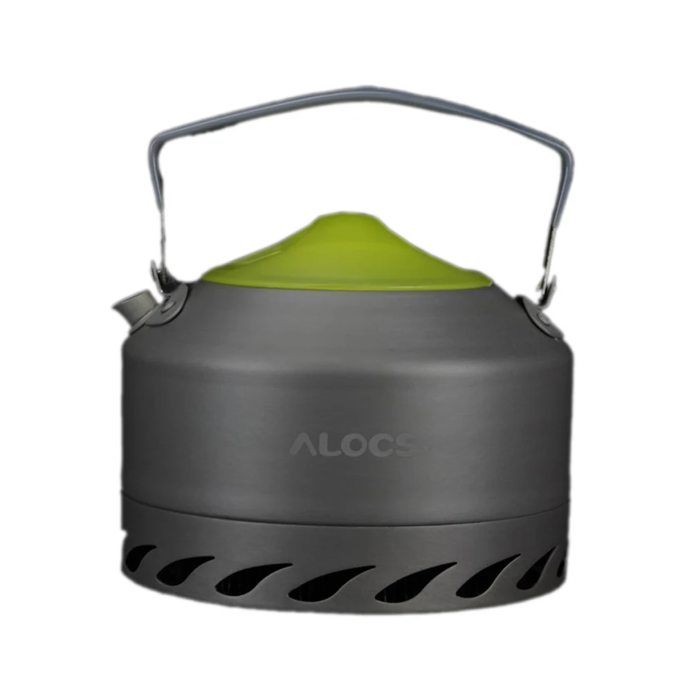 

ALOCS Portable Aluminum Oxide Outdoor Camping Picnic Pot Teapot Water Kettle 0.9L outdoor camping tableware