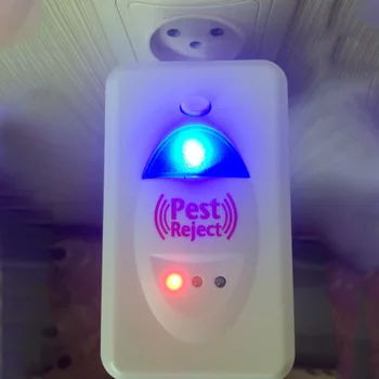 

Multi-functional 2-in-1 electronic electromagnetic anti pest bug mosquito cockroach mouse killer repeller EU plug