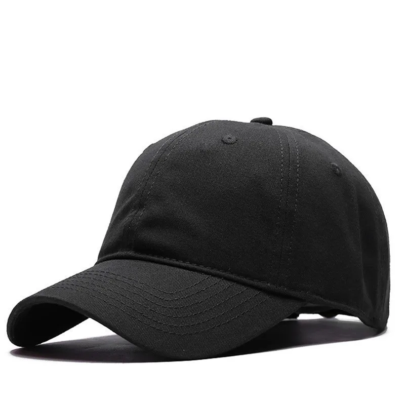 Спортивная шапка Кепка большого размера, уличная, хлопок, простая шляпа для гольфа, хорошее качество, солнцезащитная Кепка, Мужская бейсболка большого размера 55-60 см 60-65 см