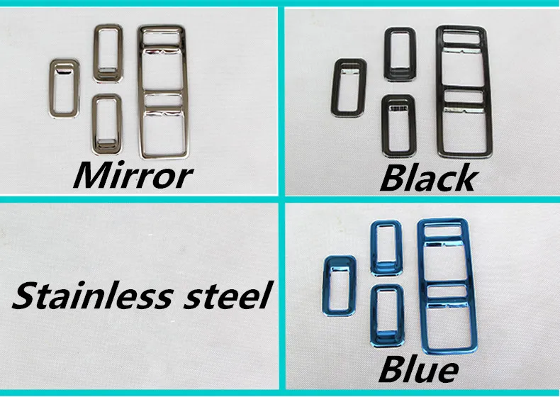 Нержавеющая сталь, 4 шт./лот, стекло, подъемный переключатель, декоративная рамка, наклейки для автомобиля, Стайлинг, для Skoda- Rapid/Rapid Spaceback