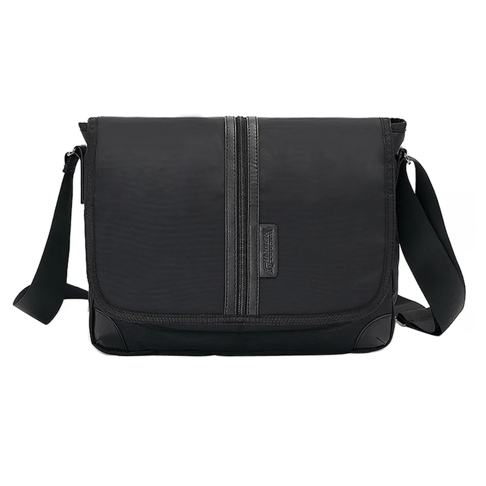 GINGER ACTIVE Men Business Briefcase Bag Casual Messenger Bags Shoulder Crossbody Bag Waterproof Oxford Cloth Handbags