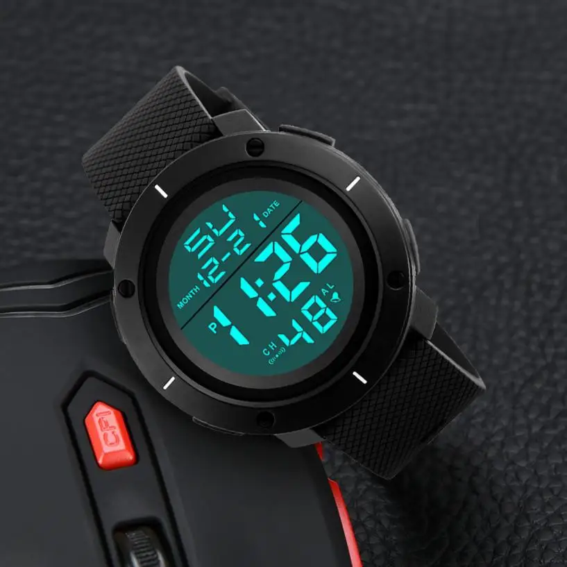 

Wristwatch Sports Men LED Electronic Watch Fashion Army Digital Wrist Watches Mens Outdoor Life Watch relogio masculino