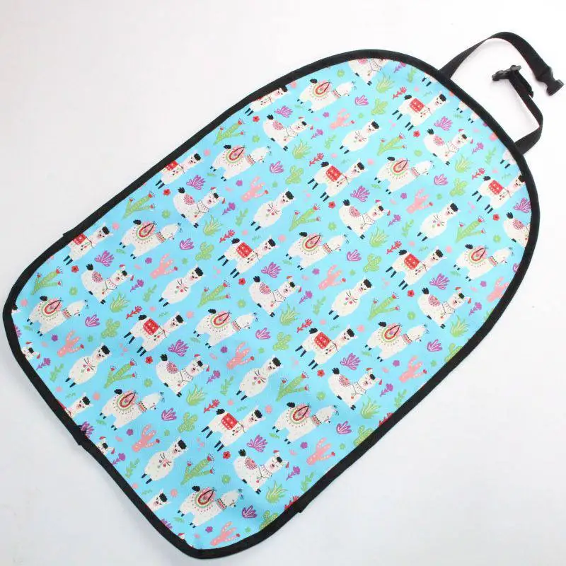 Car Care Seat Back Protector Case Cover Auto Accessories Children Kick Mat Clean Cartoon Anti-kick Pad car seat protector