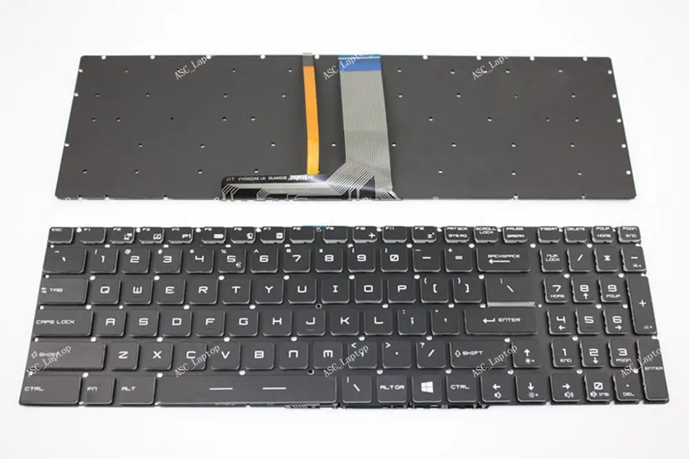NEW For MSI GP72 7REX GP72M 7RDX GP72M 7REX keyboard US Color Backlit Crystal