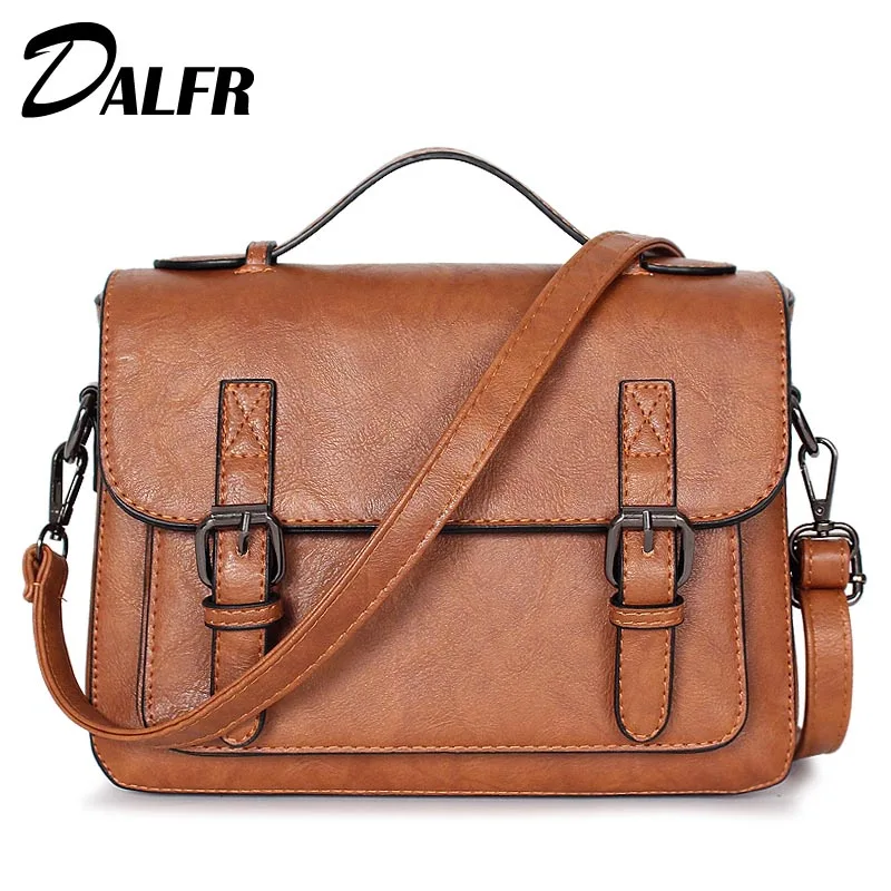 Women Messenger Bags 2019 Crossbody Bag PU Leather Small Satchels Vintage Shoulder Bags Handbags ...