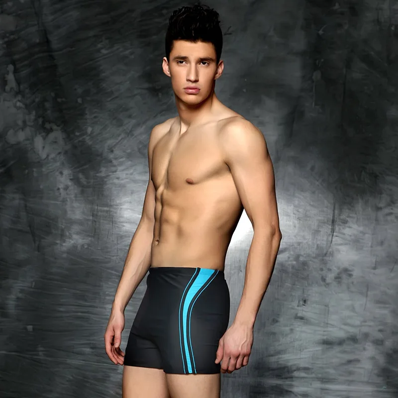 Swimsuit Men Short Length Men Swimwear Boys Professional Swimming