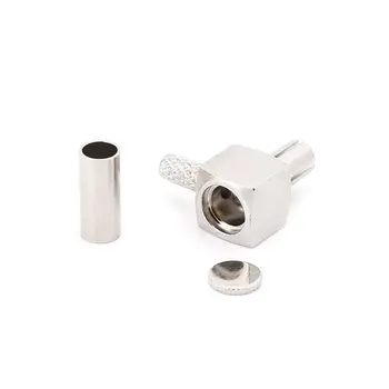 

TS9 Male Plug RF Connector Right Angle 90 Degree Crimp Coaxial Adapter For RG174 RG316 LMR100 Cable