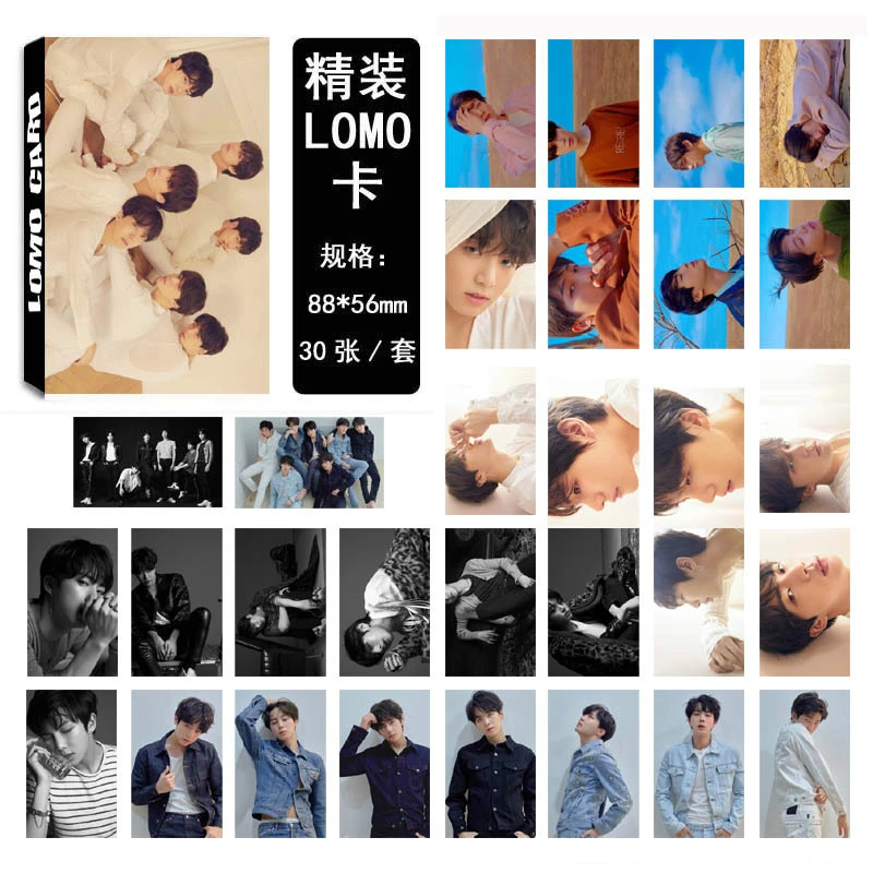 

SGDOLL 2019 KPOP Photocard WINGS Poster LOMO CARD JUNGKOOK JIN V SUGA J-HOPE Gifts Collection Photo Card 30pcs/set