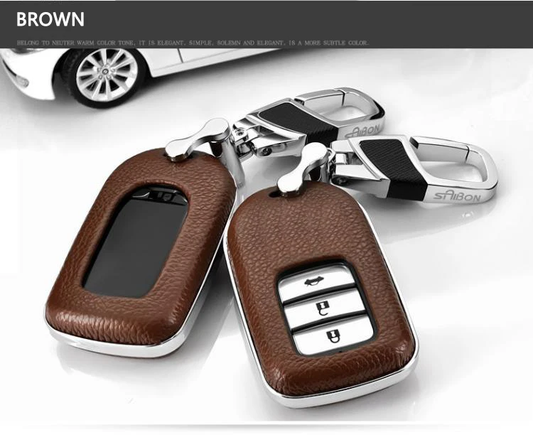 Автомобильный чехол для ключей fob для Honda Vezel City Civic Jazz CRV Crider HRV Accord EX EXL Fit Freed Remote smart Key автомобильный Стайлинг