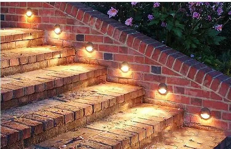 Iluminação para Jardim Deck ao ar Livre à Prova Quintal Passo Escadas Piso Água Led Inground Recesso Lâmpadas 3 w Levou Holofotes Subterrâneo d' 17 Iluminação para Jardim Quintal Passo Escadas Piso