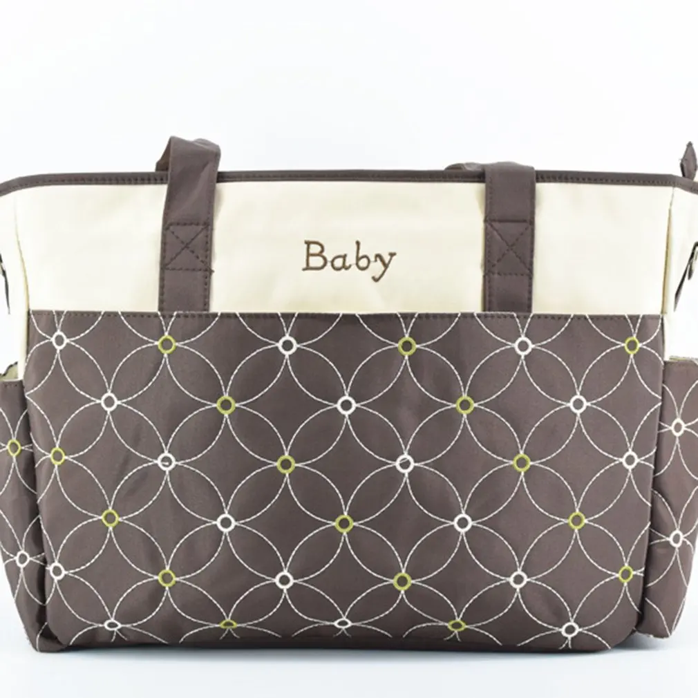 

Waterproof Diaper Bag Removable shoulder strap Handbag 3D Embroidery Maternity Mother Large Capacity Mummy Bag For Baby Bags Hot