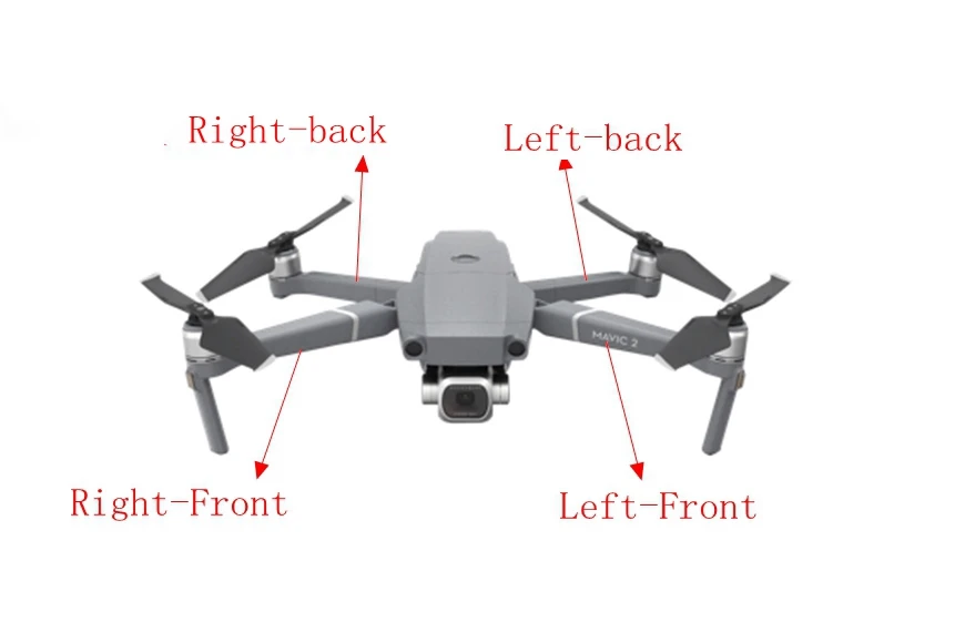 DJI Mavic 2 pro/zoom запасные части для правой, левой, задней руки, верхней, нижней части корпуса, средняя рамка, запасная часть дрона