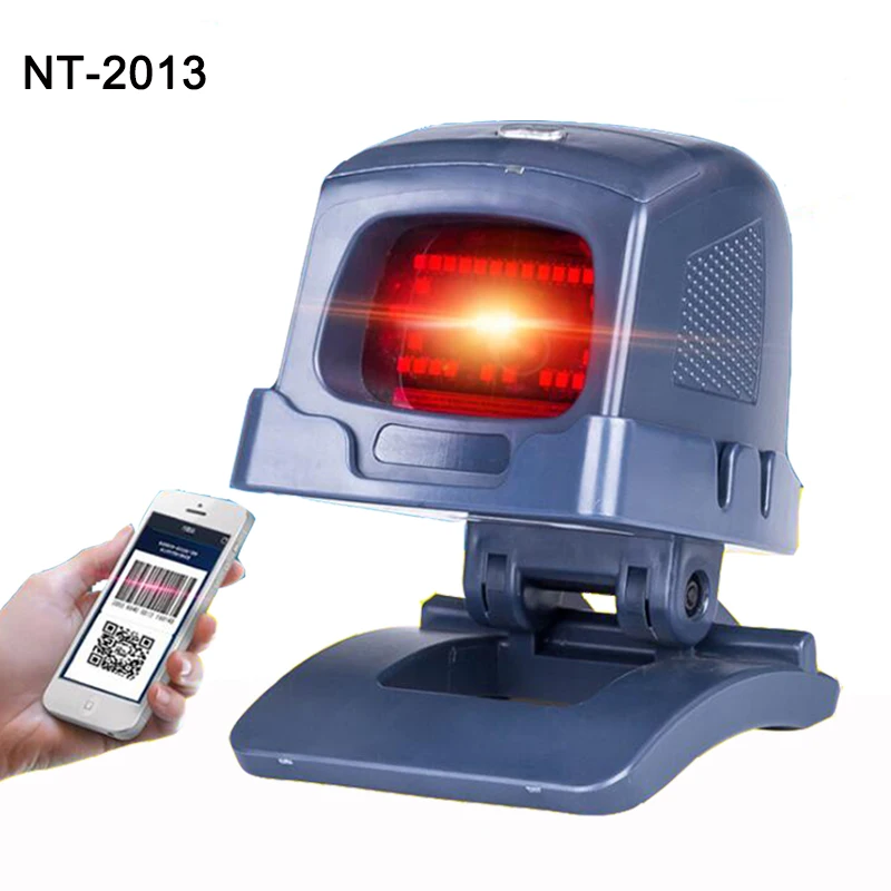 New Auto scanning 2D Laser Desktop Flatbed Barcode Scanner