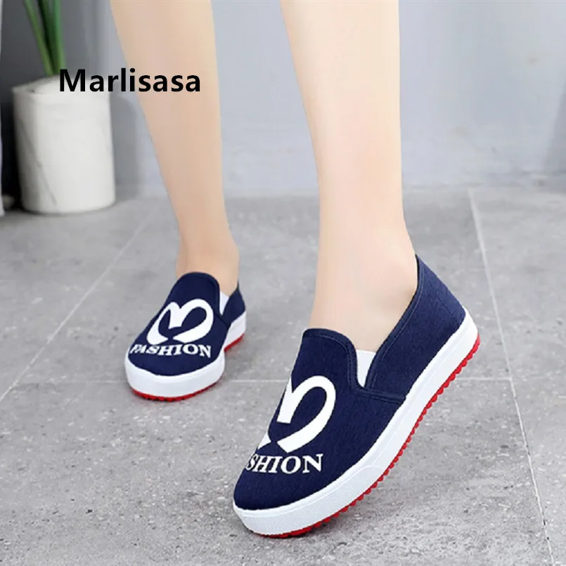 

Marlisasa Teenager Cute High Quality Spring Slip on Flat Platform Shoes Lady Casual Shoes Women Flats Zapatos De Mujer F5285