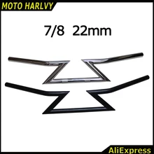 7/" 22 мм мотоцикл Драг руль Z бар для мотоцикла Уличный велосипед спортивный велосипед чоппер индивидуальные круизеры Мотоцикл Велосипед
